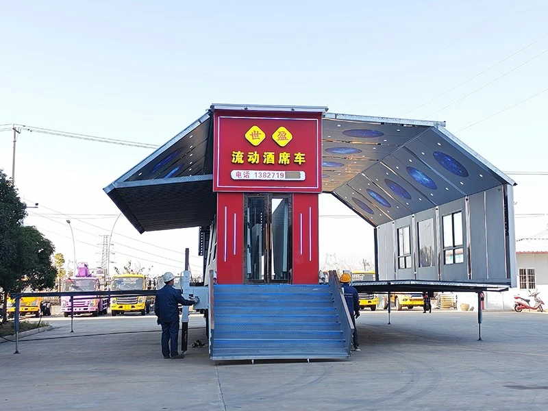 Semi Mobile Catering Truck factory
